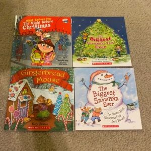 🌺2 for $12🌺 4 Soft cover books: Christmas/Winter themes